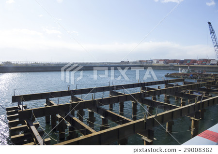 橋樑施工圖像垃圾填埋場海洋森林東京奧運會比賽區域基礎設施快速投球 橋樑施工圖像垃圾填埋場海洋森林東京奧運會比賽區域基礎設施快速投球 29008382