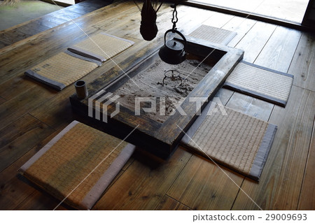 Hearth of old folk house 29009693
