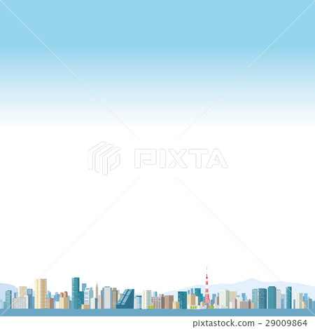 Tokyo Townscape illustration Tokyo Townscape illustration 29009864