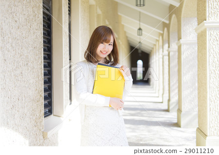 Smiling female college student 29011210