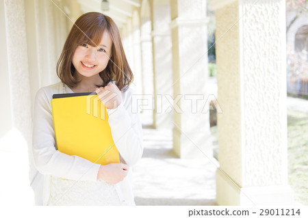 Smiling female college student 29011214