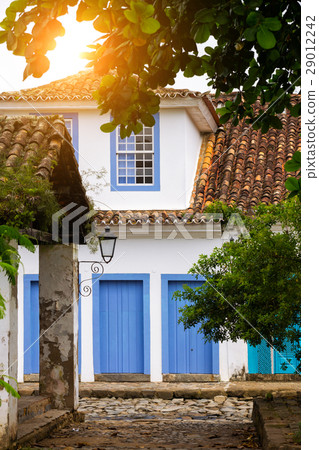 streets of the historical town Paraty Brazil 29012242