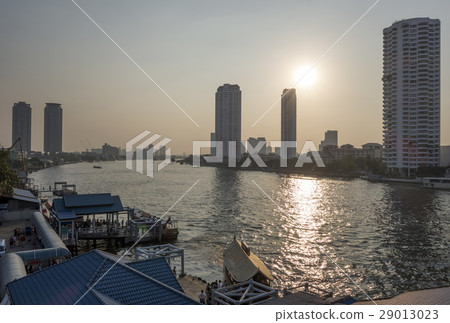 BANGKOK january 2 :Ferry boat at Chao Phraya River BANGKOK january 2 :Ferry boat at Chao Phraya River 29013023