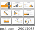 Elements for infographics on a white background. 29013068