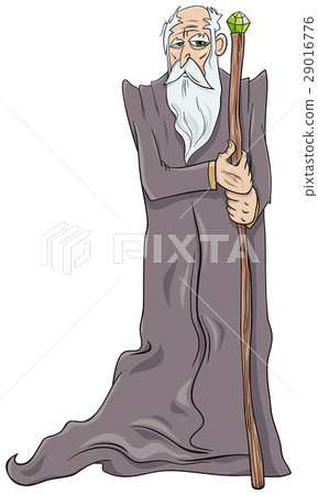 old wizard cartoon character old wizard cartoon character 29016776