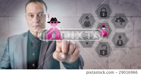 Man Falling Victim To A Man-In-The-Browser Attack 29016966