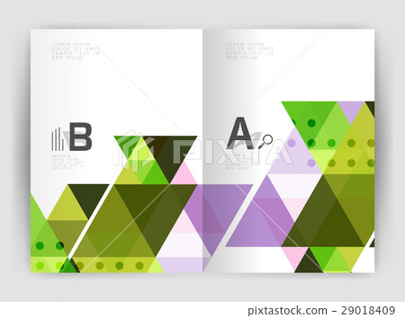 Modern business brochure or leaflet print cover 29018409