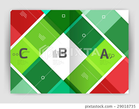 Geometrical brochure a4 business template 29018735