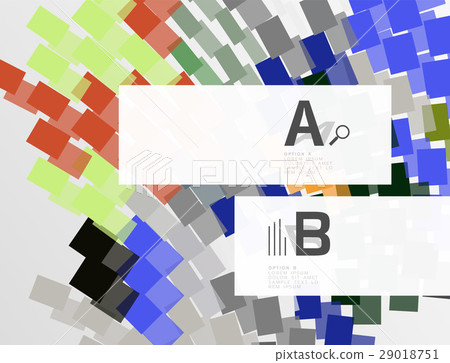 Abstract geometrical texture with infographic 29018751