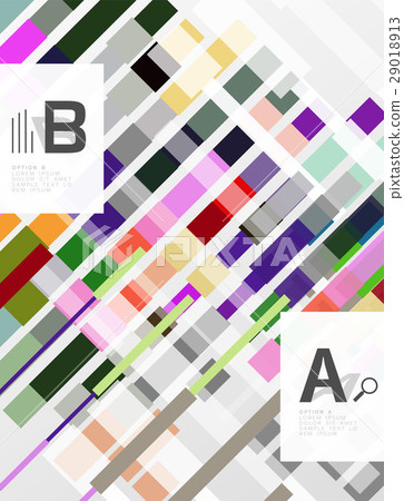 Abstract geometrical texture with infographic 29018913