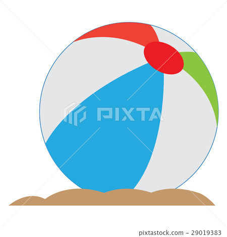 Isolated beach ball 29019383