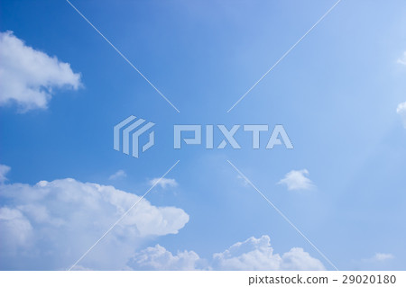 White fluffy clouds in the blue sky White fluffy clouds in the blue sky 29020180