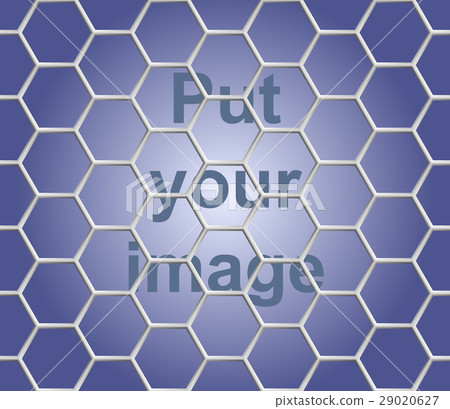 Seamless abstract honeycomb mesh background Seamless abstract honeycomb mesh background 29020627