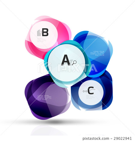 Vector abstract gem stones 29022941