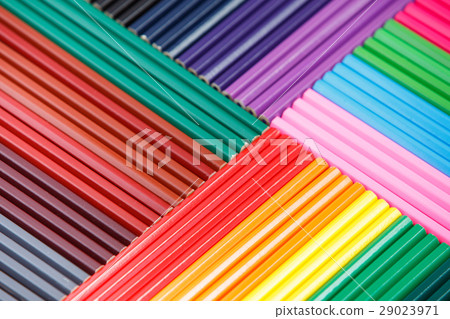 Background of colored pencils for creativity 29023971