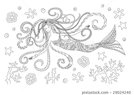 swimming mermaid 29024240