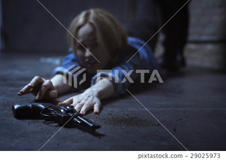 Kidnappers victim stretched on the floor 29025973