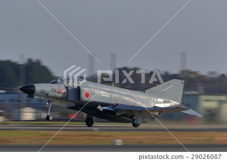 空中自衛隊戰鬥機著陸F  -  4 EJ 29026087