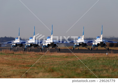 Air Self Defense Force Blue Impulse Taxing 29026779