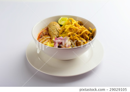 Northern Thai Style Curried Noodle Soup Northern Thai Style Curried Noodle Soup 29029105