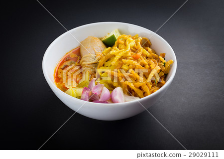 Northern Thai Style Curried Noodle Soup Northern Thai Style Curried Noodle Soup 29029111