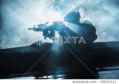 Militants in army kayak 29032311