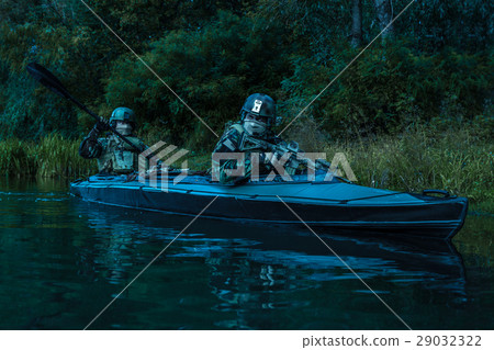 Militants in army kayak 29032322