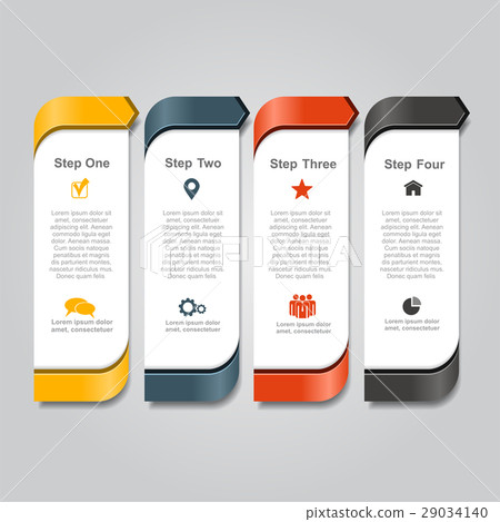 Infographic design template with place for your 29034140