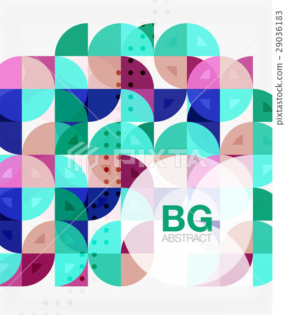 Modern elegant geometric circles abstract 29036183