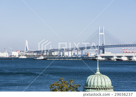 Bay Bridge seen from Yamashita Park 29036237