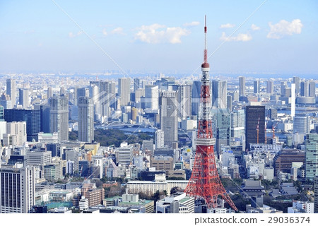 Tokyo city landscape Tokyo Tower 29036374