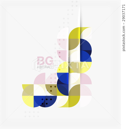 Vector circle abstract background 29037171