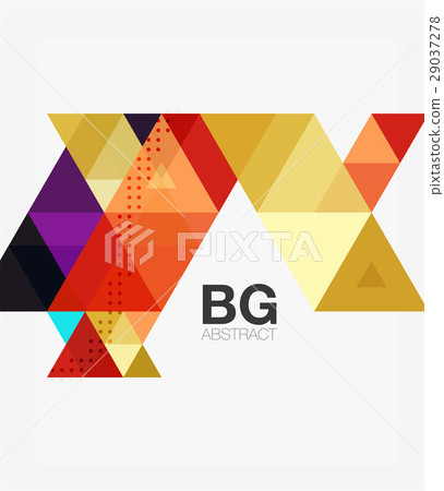 Modern geometry background 29037278