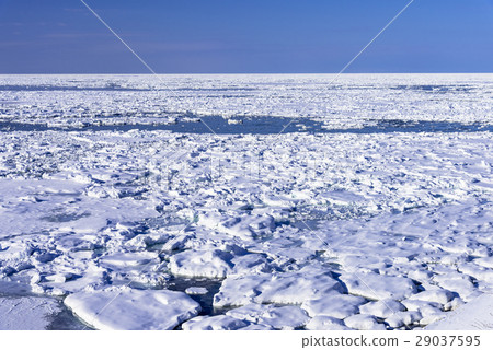 Drift ice in the Sea of Okhotsk Drift ice in the Sea of Okhotsk 29037595