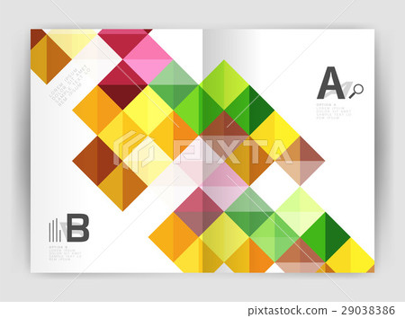 Vector square minimalistic abstract background 29038386