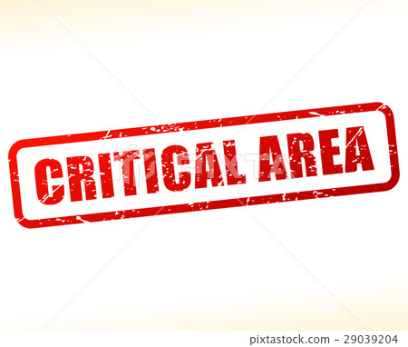 critical area red text stamp critical area red text stamp 29039204