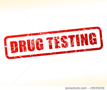 drug testing red text stamp 29039208