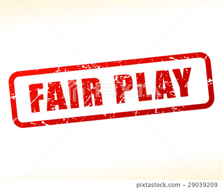 fair play red text stamp 29039209