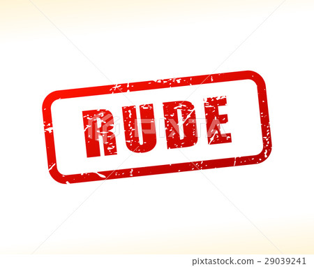 rude red text stamp 29039241