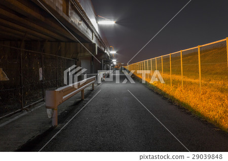 A street lit street light along the bypass 29039848