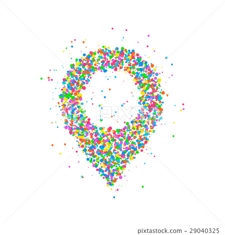 Pin icon circles Pin icon circles 29040325