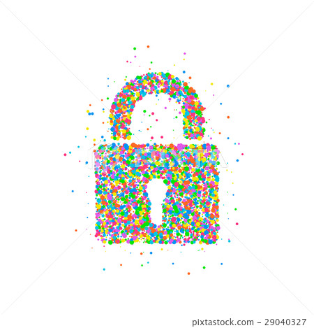 Lock Icon Abstract 29040327