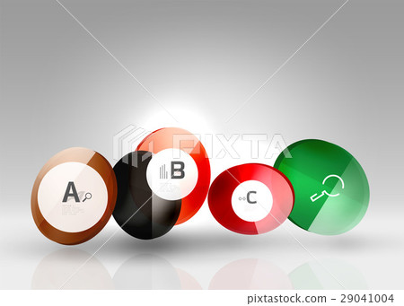 Circle geometric abstract background Circle geometric abstract background 29041004