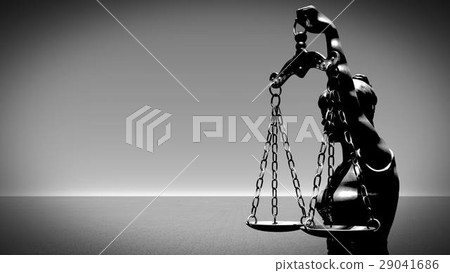 Themis with scale and sword 3d rendering 29041686