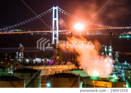 [Hokkaido] Muroran City, Factory Night View 29041938