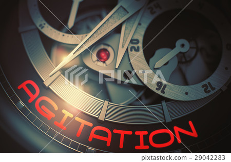 Agitation on the Luxury Wristwatch Mechanism. 3D. Agitation on the Luxury Wristwatch Mechanism. 3D. 29042283
