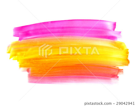Bright watercolor paint shape on white background Bright watercolor paint shape on white background 29042941