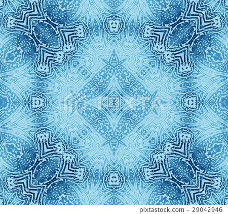 Bright blue abstract concentric pattern Bright blue abstract concentric pattern 29042946