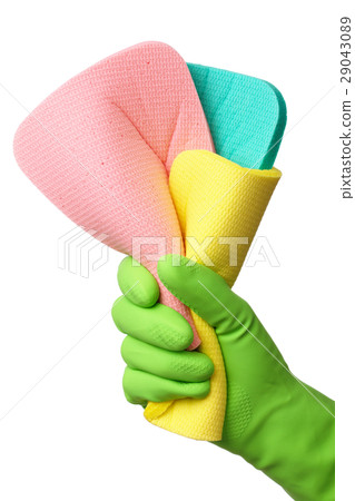 Few washing sponges in hand Few washing sponges in hand 29043089