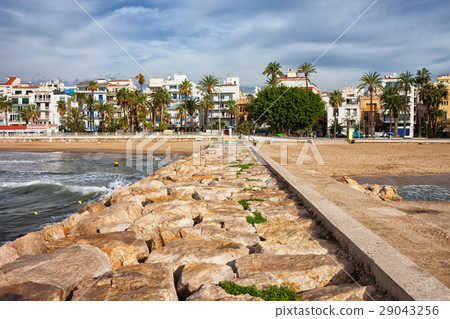 Resort Town of Sitges in Spain 29043256